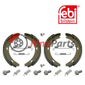 124 420 07 20 S1 Brake Shoe Set for parking brake, with additional parts