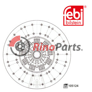 58016 39884 Clutch Disc