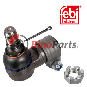 1 720 640 Angle Ball Joint for steering hydraulic cylinder with castle nut and cotter pin
