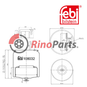 20846565 Air Spring with steel piston