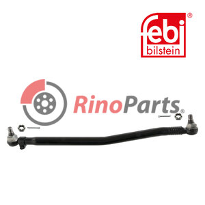 2 636 650 Drag Link with castle nuts and cotter pins, from steering gear to 1st front axle