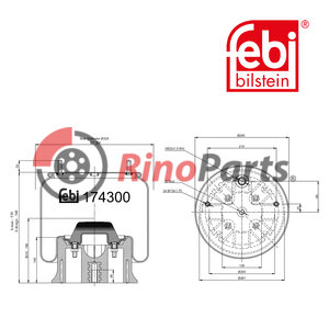 3 229 0042 00 Air Spring with plastic piston