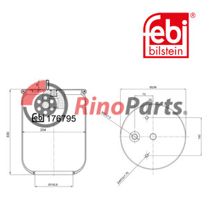 1001101058 Air Spring without piston