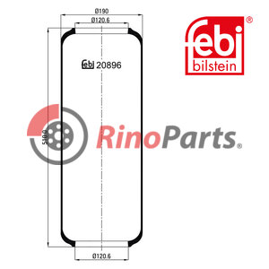 0 411 627 Air Spring without piston