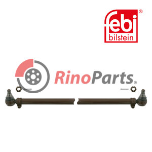 81.46611.6019 Drag Link with castle nuts and cotter pins, from steering gear to 1st front axle