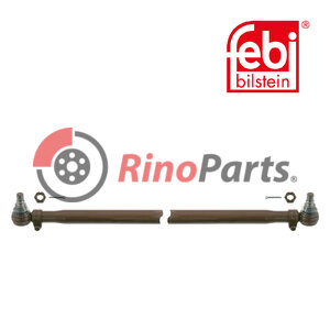 81.46610.6614 Drag Link with castle nuts and cotter pins, from steering gear to 1st front axle