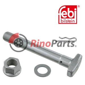 T-Bolt with wheel nut and cotter