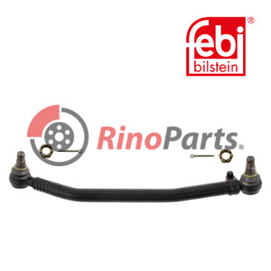 0890 991 Drag Link with castle nuts and cotter pins