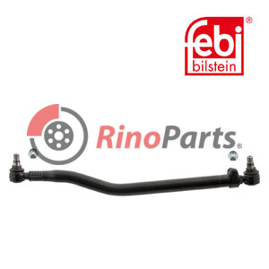 81.46610.6838 Drag Link with lock nuts, from steering gear to 1st front axle