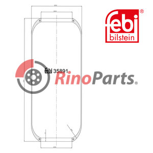 50 00 296 816 Air Spring without piston