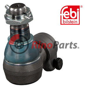 002 460 06 48 Angle Ball Joint for steering hydraulic cylinder with castle nut and cotter pin