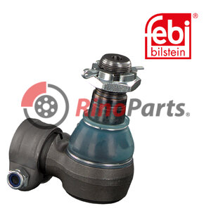 002 460 06 48 Angle Ball Joint for steering hydraulic cylinder with castle nut and cotter pin