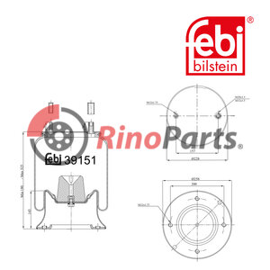 M-001472 Air Spring with steel piston