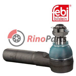 1743 555 Tie Rod End with castle nut and cotter pin