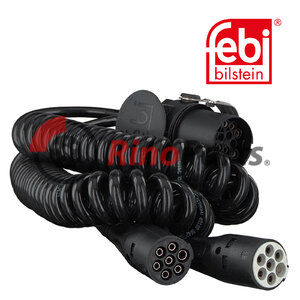 Adapter Cable for electrical coil, with plastic plug