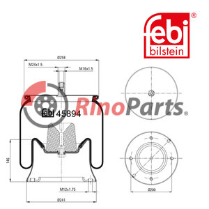 942 320 59 21 Air Spring with steel piston