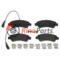 77366679 BRAKE PADS REAR WITH ACCESSORIES