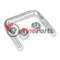 1350015080 MOUNTING BRACKET LEAF SPRING WITH NUTS