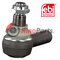 002 460 01 48 Tie Rod / Drag Link End with castle nut and cotter pin