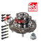 2 168 129 Wheel Bearing Kit with wheel hub, ABS sensor ring and additional parts