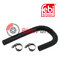 1340 132 S1 Coolant Hose with hose clamps