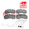 81.50820.6022 Brake Pad Set with fastening material