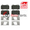 163 420 10 20 Brake Pad Set with additional parts