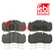 81.50820.6046 Brake Pad Set with additional parts