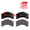 1906170 BRAKE PAD SET WITH ADDITIONAL PARTS