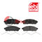 4605A198 S1 Brake Pad Set with brackets