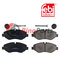 906 421 04 00 Brake Pad Set with additional parts