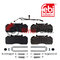 1628 064 BRAKE PADS SET WITH ADDITIONAL PARTS