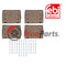 03.092.14.45.0 Drum Brake Lining Set