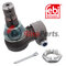 002 460 06 48 Angle Ball Joint for steering hydraulic cylinder with castle nut and cotter pin
