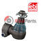 002 460 06 48 Angle Ball Joint for steering hydraulic cylinder with castle nut and cotter pin