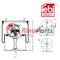 00166217 Air Spring with steel piston and piston rod