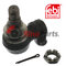 5949768150 ANGLE BALL JOINT FOR STEERING HYDRAULIC CYLINDER WITH CASTLE NUT AND COTTER PIN