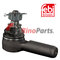 000 330 11 35 Tie Rod End with castle nut and cotter pin