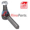 001 460 29 48 Tie Rod End with castle nut and cotter pin