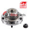 1 377 911 Wheel Bearing Kit with wheel hub and axle nut