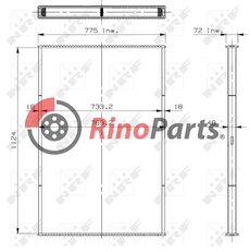 41214447 WATER RADIATOR CORE