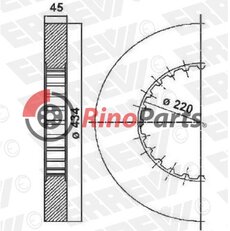 3092710 BRAKE DISC