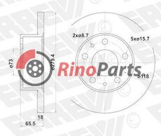 71738910 BRAKE DISC