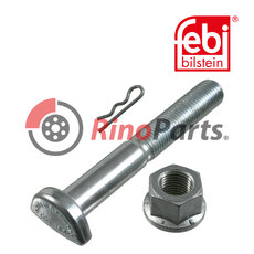 Cup Head Bolt with wheel nut and cotter