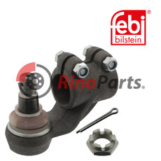 0067 389 Tie Rod End with castle nut and cotter pin