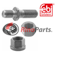 304 402 02 71 S1 Wheel Stud with limit ring and wheel nuts