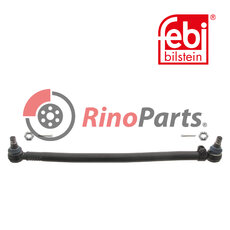 387 460 33 05 Drag Link with castle nuts and cotter pins, from steering gear to 1st front axle