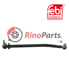 676 460 11 05 Drag Link with castle nuts and cotter pins, from steering gear to 1st front axle