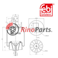500042581 AIR SPRING WITH PLASTIC PISTON AND PISTON ROD