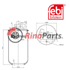 5 0004 2598 Air Spring without piston